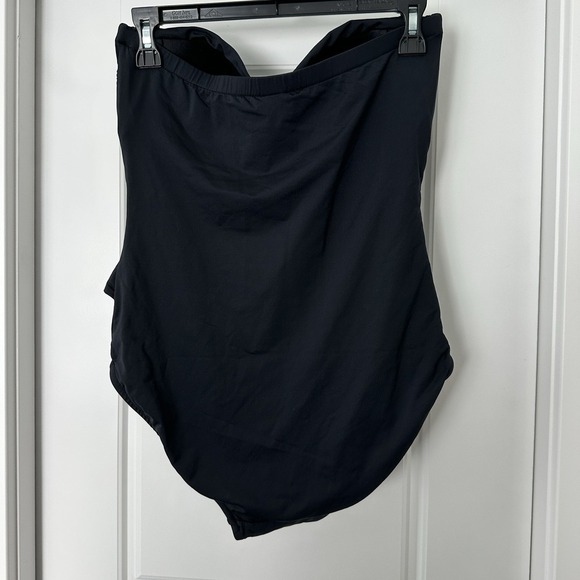 Rebecca Minkoff Swimsuit One Piece 10 Black Elegant Minimalist Resort Jeweled - Picture 8 of 8